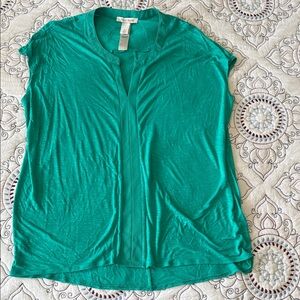 White House Black Market Teal Blouse